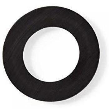 Nedis Joint 3/4 Caoutchouc pour Tuyaux, Lot de 10, Noir