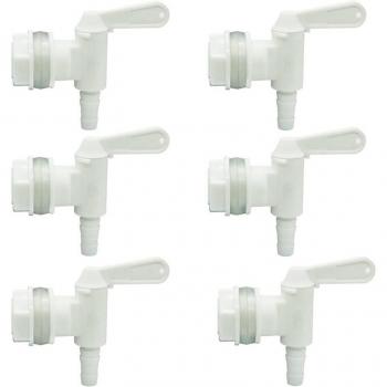 Set de 6 Cubos de Embotellado con Grifo de Plástico