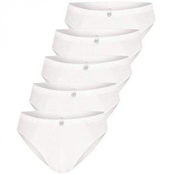Bugatti Herren Slips in Weiß, 5er Pack