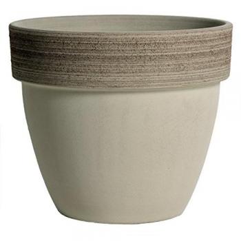 Palladio vulcano květník šedý keramika 25 cm
