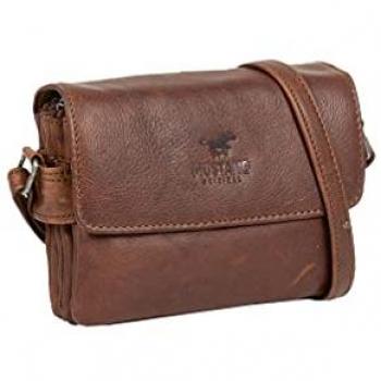 MUSTANG Catania Schultertasche aus braunem Leder für Damen