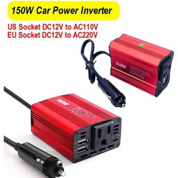 Transformador Vehicular 12 V a 220 V, 150 W pico