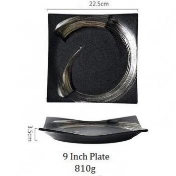 Japanese Retro Square Plate for Sushi