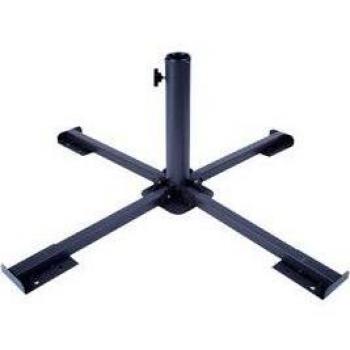Base de sombrilla cruz 4 patas Aktive Garden 38/50mm negro Ø86x34 cm
