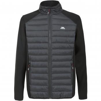 Trespass Male Sleek Black Fleece Pullover