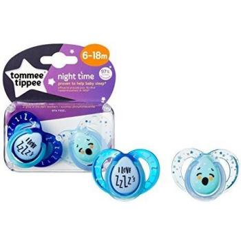 Tommee Tippee Chupete Noche 6-18 meses, 2 unidades surtidas