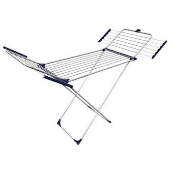 Tendedero Plegable Gimi 153786 Tempo Super X Legs Plateado Acero Aluminio