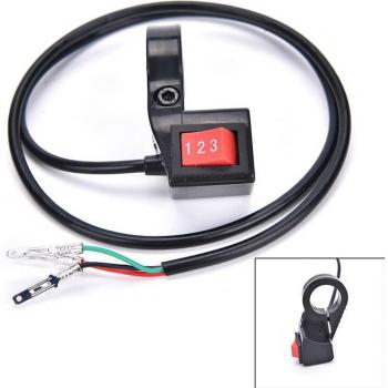 22mm 7/8in 3-Speed Motorcycle Handlebar Switch