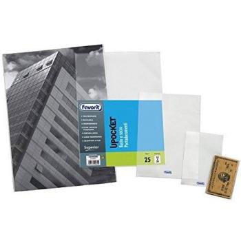 25 BUSTE UPOCKET PASS. 10X13 5 LI