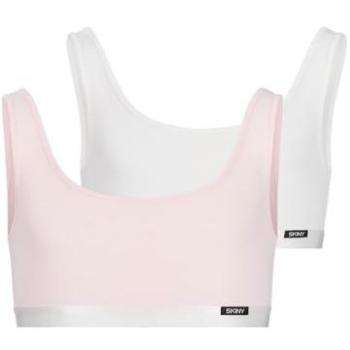 Reggiseno Bianco a Cipria Skiny