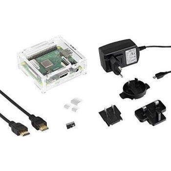 Raspberry Pi 3 A+ 512 MB Komplettset MAKERFACTORY: 4 × 1.4 GHz, Netzteil, Gehä