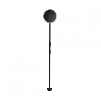 Piantana Solare LED da Giardino 8W con sensore crepuscolare Colore Bianco e Nero 3000K IP65 SKU-6670