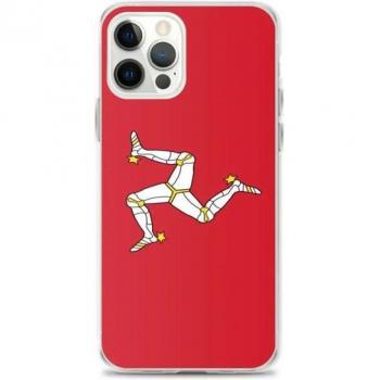 Vertical iPhone 12 Pro Case with Isle of Man Flag & Flex Design