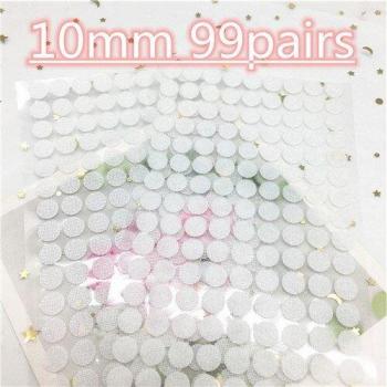10mm Strong Adhesive Colorful Dots Fasteners