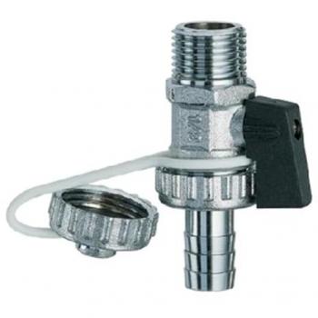 Rubinetto di Scarico Caldaia 1/2'' Cromato