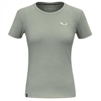 Maglietta Funzionale Donna Salewa Eagle Minilogo in Merino Verde Chiaro
