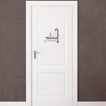 Waterproof Wall Sticker for Bathing Shower Bathtub A2291