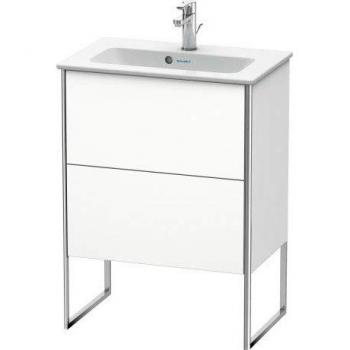Duravit XSquare Waschtisch-Unterschrank 61x59,2x38,8cm, Taupe seidenmatt, 2 Auszüge