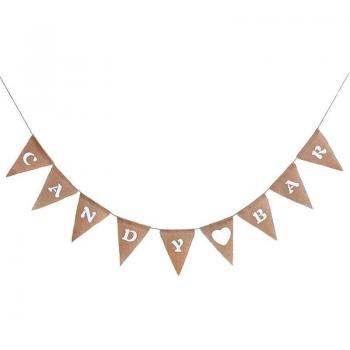 Jute Just Married Wedding Decoration