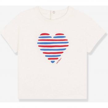 T-shirt Enfant 3 mois – Blanc Doux (Petit Bateau)