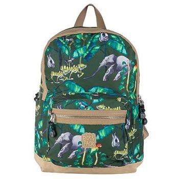 Pick&PACK Schulranzen Schulranzen M Happy Jungle Bamboo (1 Stück), ergonomisch, ab 5-6 Jahren