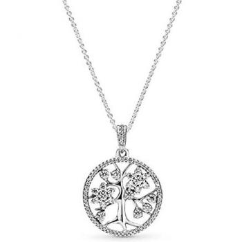 Collar Pandora Árbol Familiar con Circonitas 390384CZ-80