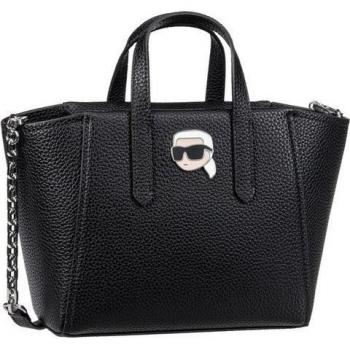 Karl Lagerfeld Ikon Pebble SM Damen-Umhängetasche – One Size – Schwarz
