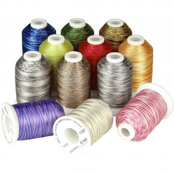 Simthread 12 Farben Polyester Maschinen Stickgarn