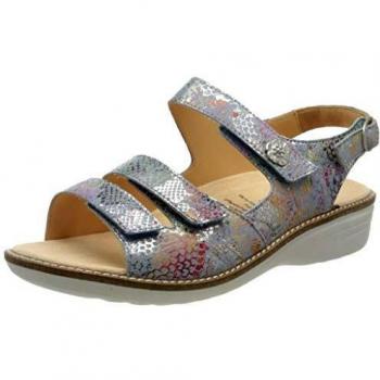 Ganter Damen Hera-H Geschlossene Sandalen, Blau, Größe 41