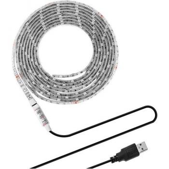Pack Bandes LED 5 V 200 cm RVB – SMD & 3528, câble USB inclus