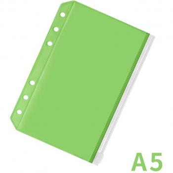 A5/A6 Colorful PVC Binder Folder with Zipper