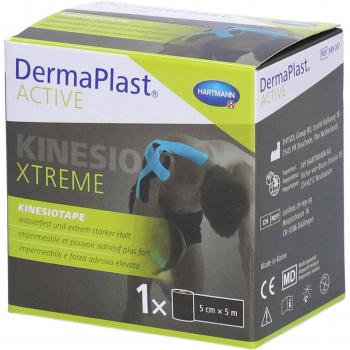 Dermaplast Kinesiotape schwarz 5m