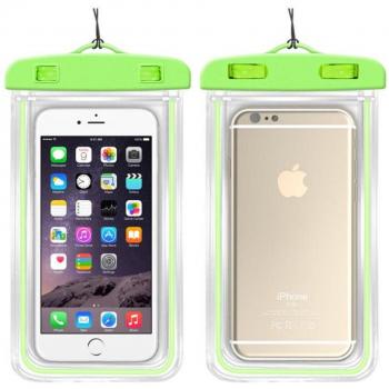 ISKYBOB Glow-in-the-Dark Waterproof Phone Cover