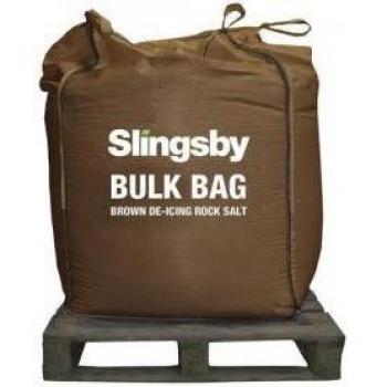 Bulk Bag of Brown De-Icing Rock Salt