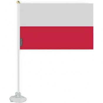 Dual-Side Polish Flag 20x30 cm – Multi-Color