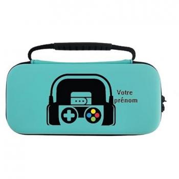 Wrap Switch Lite bleu « Casquette Gamer » édition personnalisable