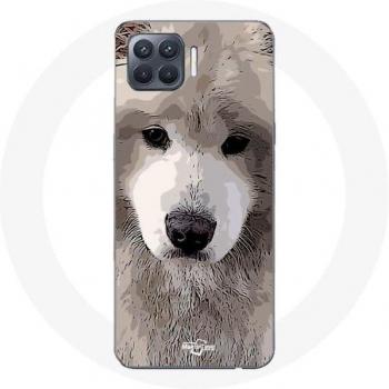 Samoyed Gray Dog Case for Oppo A93