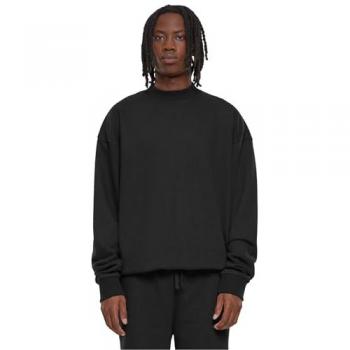 Urban Classics Sweatshirt Light Terry Crew Herren schwarz S bis 4XL
