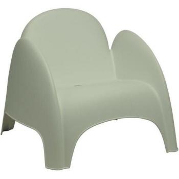 Set di 4 poltrone da esterno Dumbo in plastica verde