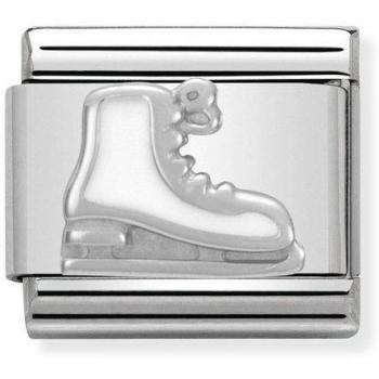 Nomination Classic Silvershine Holiday Ice Skate Charm