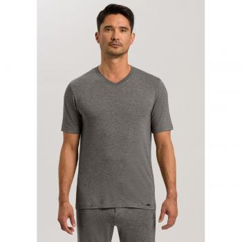 Hanro Gray V-Neck Shirt (Men) – S