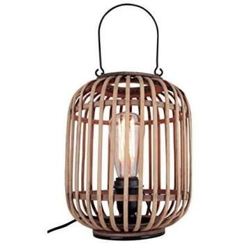 Brilliant Tischleuchte »Woodrow«, 1 flammig, Bambus/Metall, hellbraun