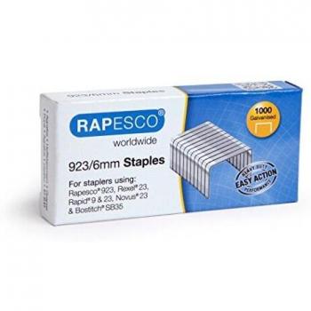 Stainless Steel 923/6mm Staples – 1000 Piece Pack