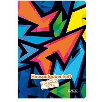 Herlitz Notizbuch Neon Art A5, 48 Blatt, 1 Stück