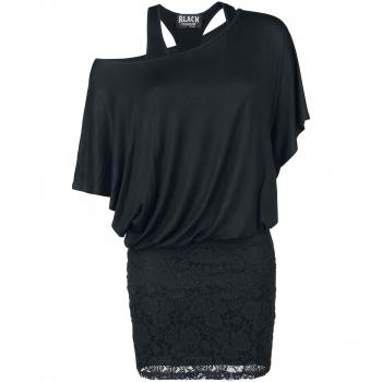 Gothic Kurzes Kleid Hold On Loosely in Schwarz