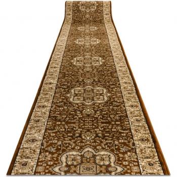 RUGSX Brown Royal Runner 80 cm x 300 cm