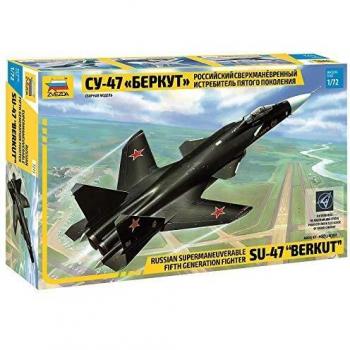 Modellino Sukhoi SU-47 Berkut Zvezda 1:72 7215 nero