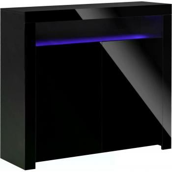HOMCOM LED Cupboard for Living Room