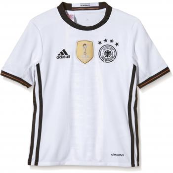 Adidas Boys DFB Youth T-Shirt in Black and White – Size 164