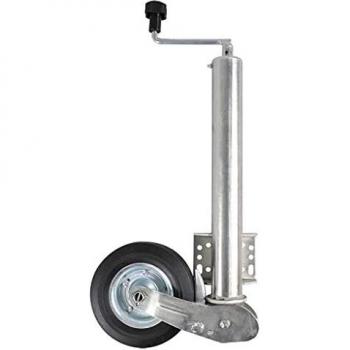Ruota di Supporto Pieghevole 60 mm con Pneumatico in Gomma Piena 200 x 60 mm